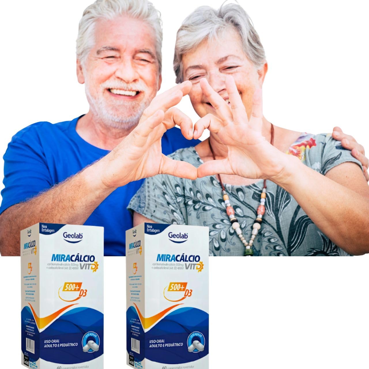 Miracalcio Cálcio 500MG + Vitamina D3 400UI 60CP Kit 2 Caixas em promoção! Veja a oferta e mais achadinhos de Vitaminas & Suplementos 3 Hoje é o melhor dia para comprar Miracalcio Cálcio 500MG + Vitamina D3 400UI 60CP Kit 2 Caixas com aquele preço maroto! Promoção! Aproveite a oferta! 3