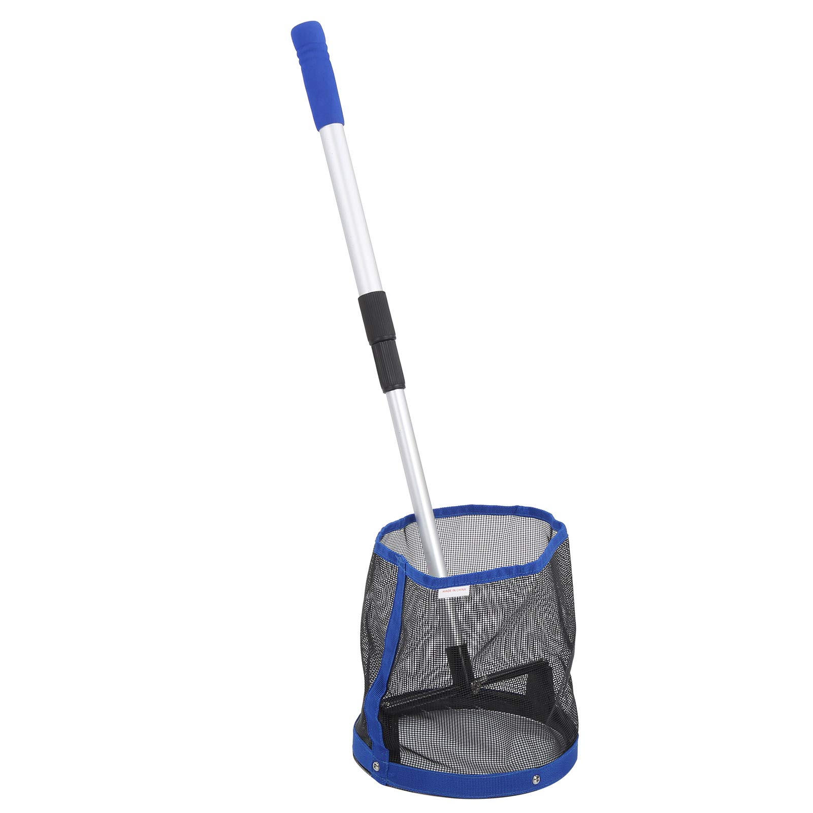 Raccoglipalle da Pong con Rete Portatile e Asta Telescopica – Capacità fino a 120 Palline, Angolazione Regolabile, Ideale per Allenamento e Casa