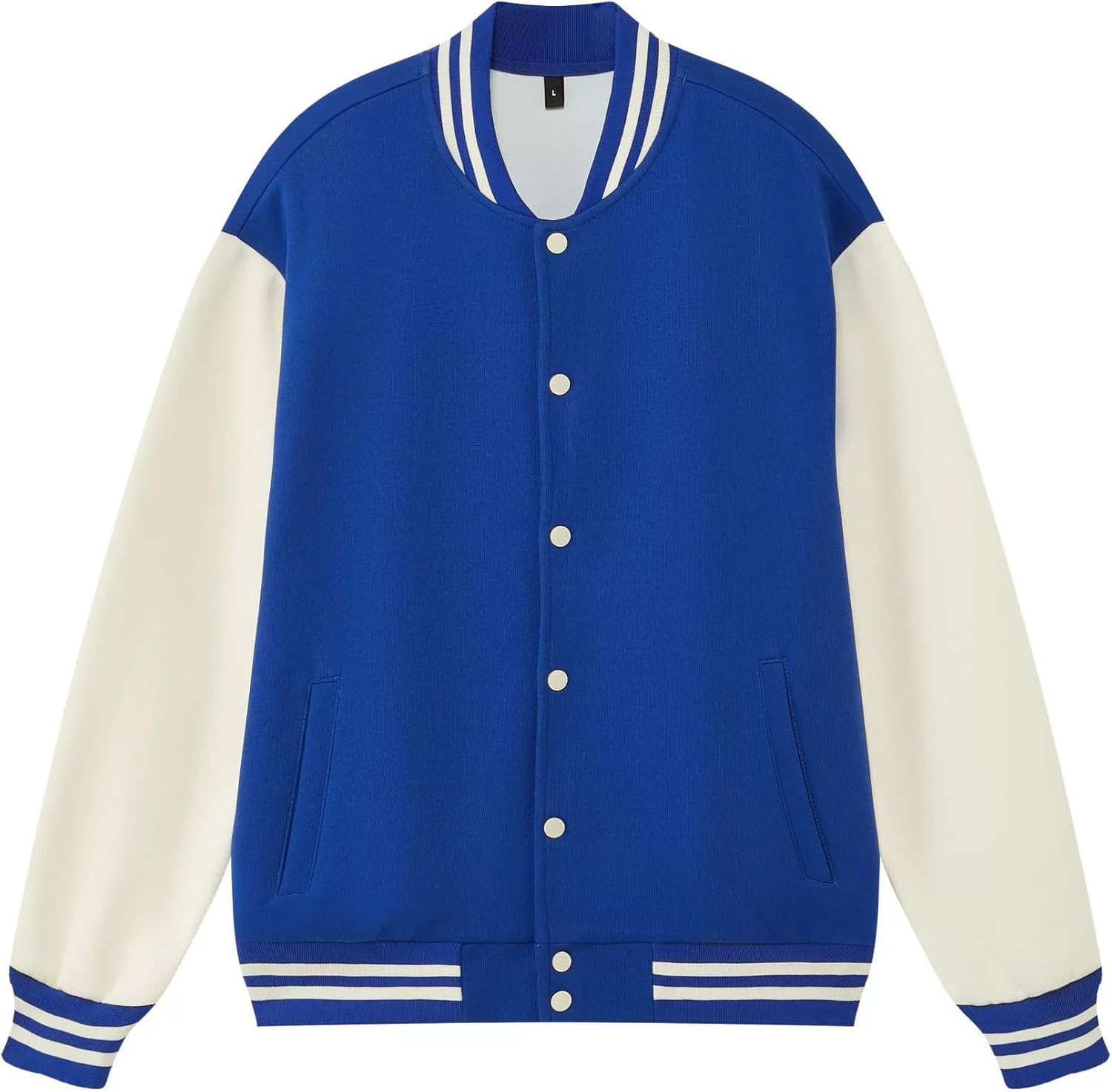 Men's Fashion Varsity Jacket Causal Cotton Blend Letterman Baseball Bomber Jackets