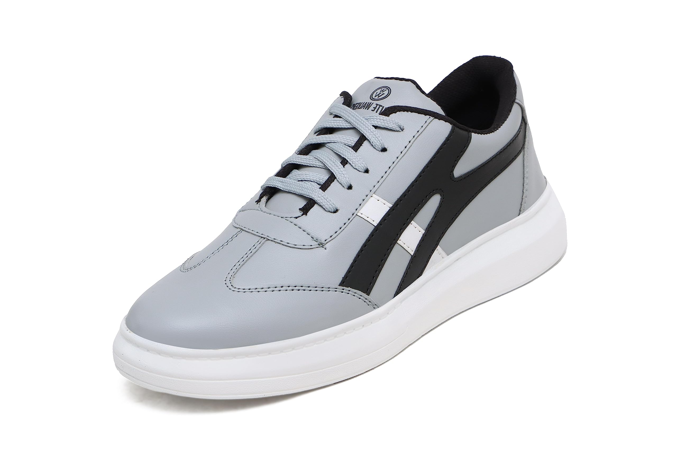 White Walkers Mens Grey Lace-Up Synthetic Leather Sneaker Shoes-8 (B0BWRQGD17) Amazon Price History, Amazon Price Tracker