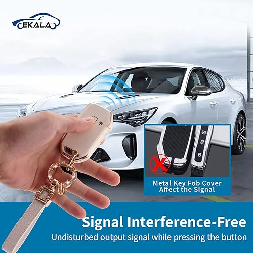 Miniatura 3 de EKALA Funda para llavero Kia 5 botones de TPU suave cubierta completa fundas de protección para llaves de Kia Cerato Ceed Forte NIRO Seltos Sorento