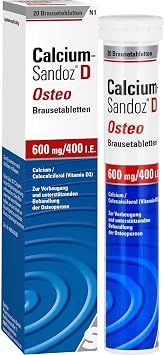 Calcium Sandoz D Osteo Effervescent Tablets Pack of 20