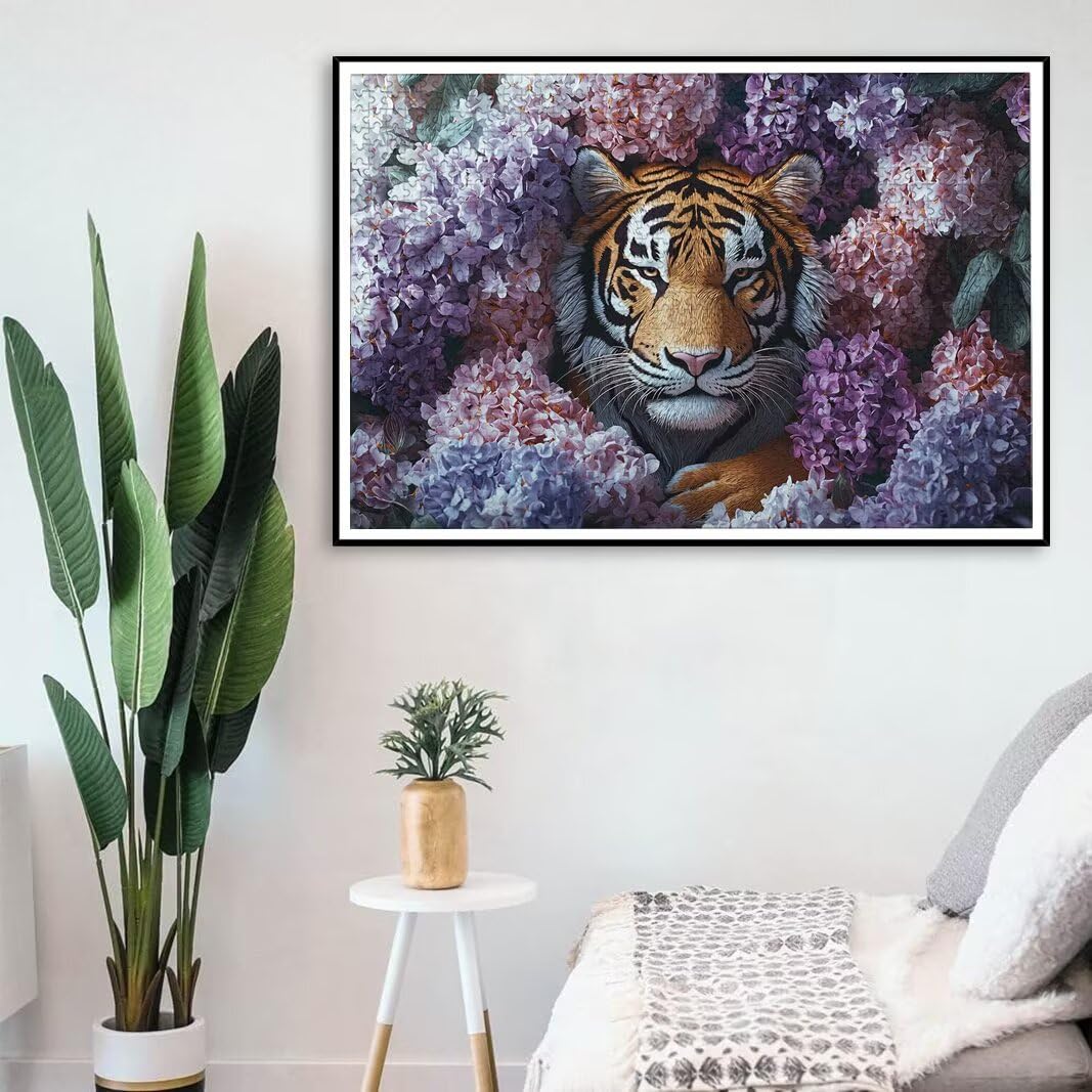 Puzzle 2000 Pezzi, Puzzle Tigre, Misura: 100x71cm, Regalo Donna/Uomo -8773