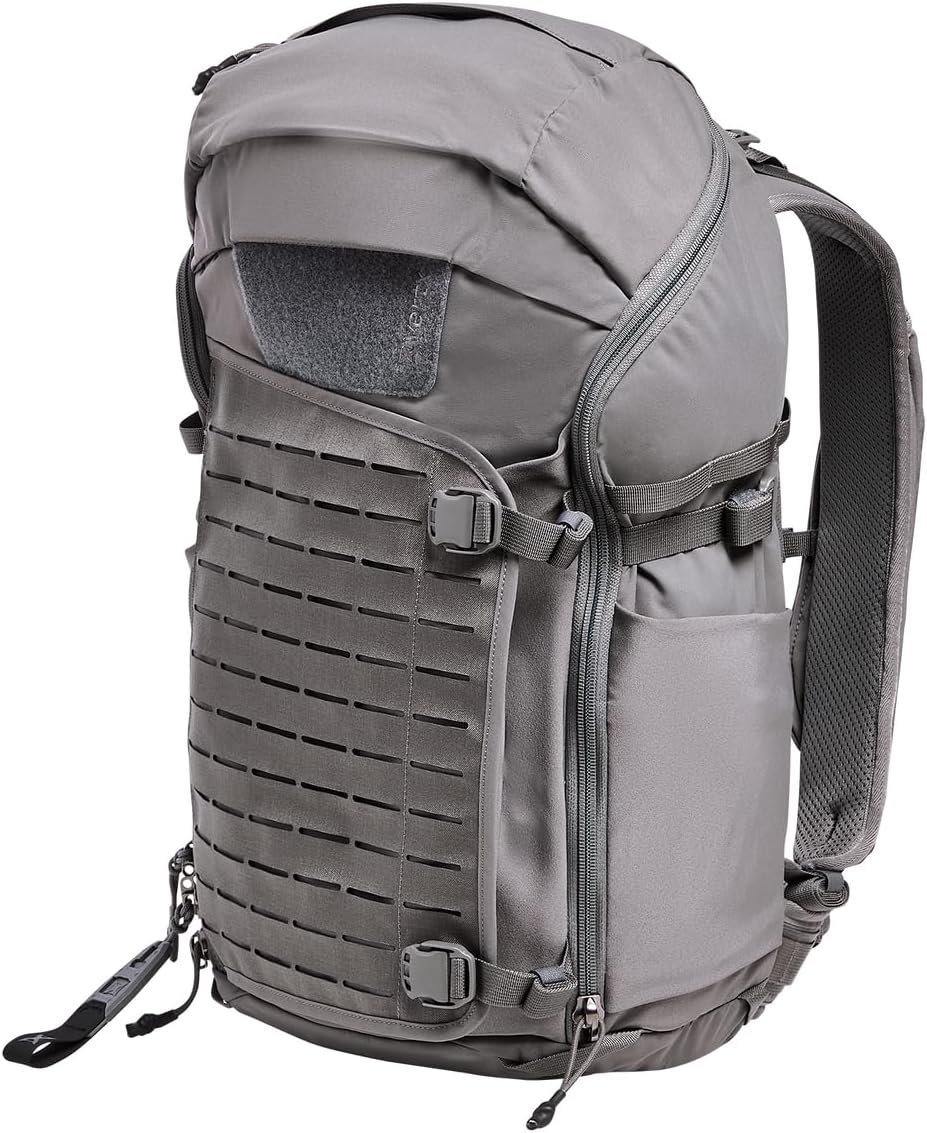 Vertx Siege Backpack - Durable, Water-Resistant with Multiple Compartments for Hiking, Travel, and Everyday Use, Wolf Grey - One Size