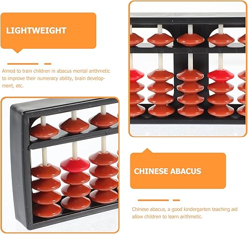 Miniatura 5 de Abacus Soroban - Varillas de 13 dígitos, 2 unidades, calculadora japonesa china para niños, adultos, calculadora china japonesa, juguete de conteo