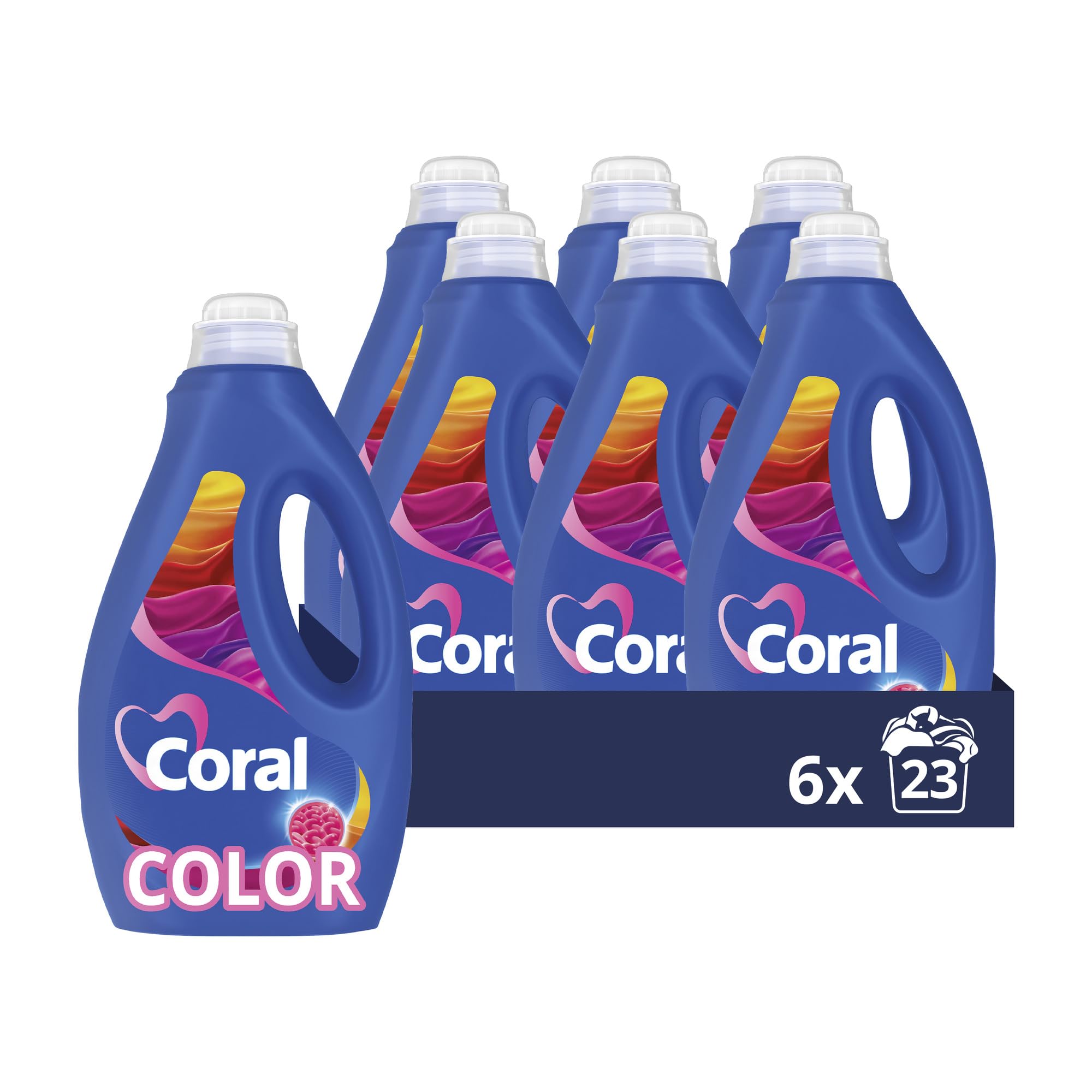 Coral Farbschutz Color Waschmittel 6x 23 WL