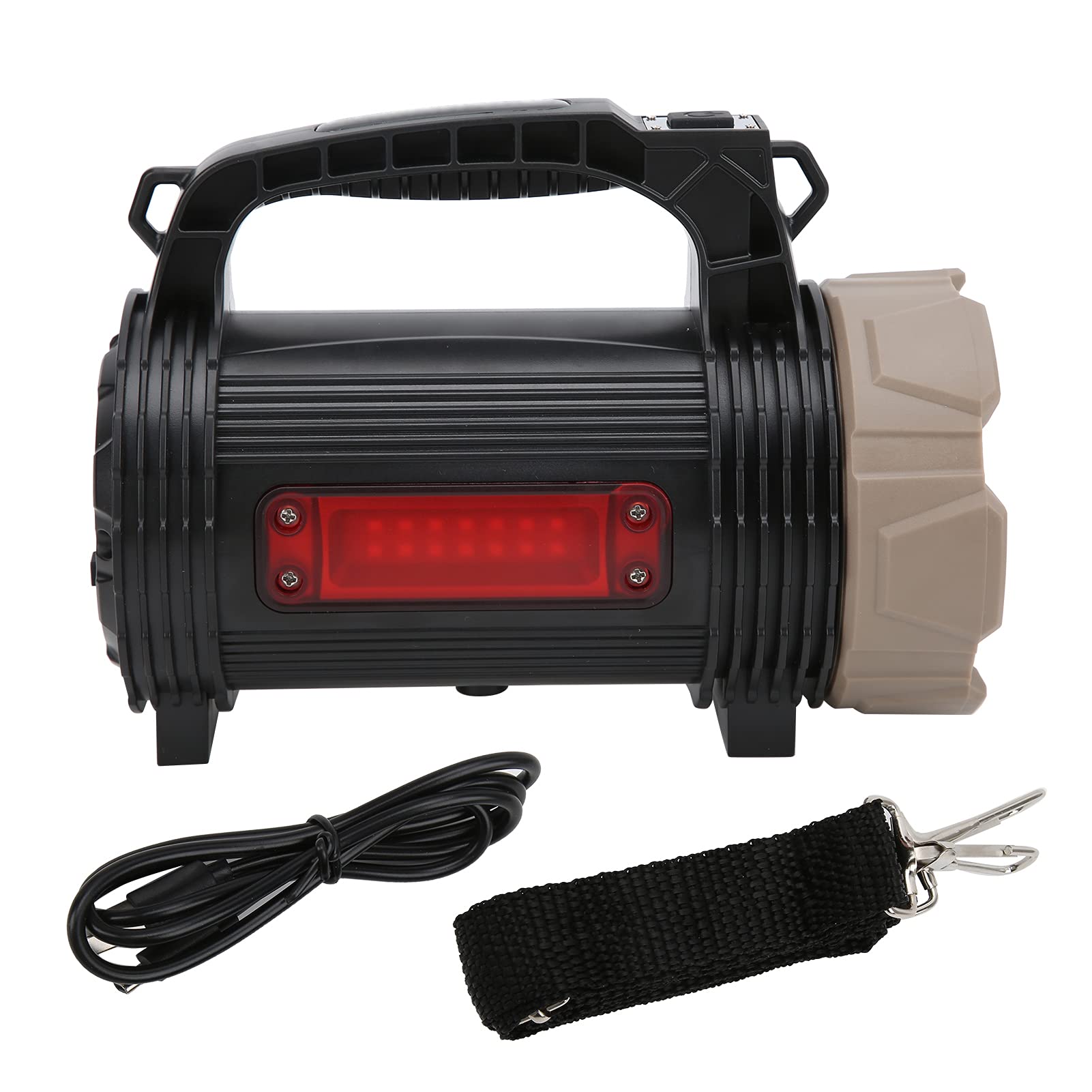 Amazon アウトドアサーチライト アウトドアハイキング用のスポットライトデュアルスイッチコントロール アウトドアキャンプ用のキャンプ 車 バイク 車 バイク