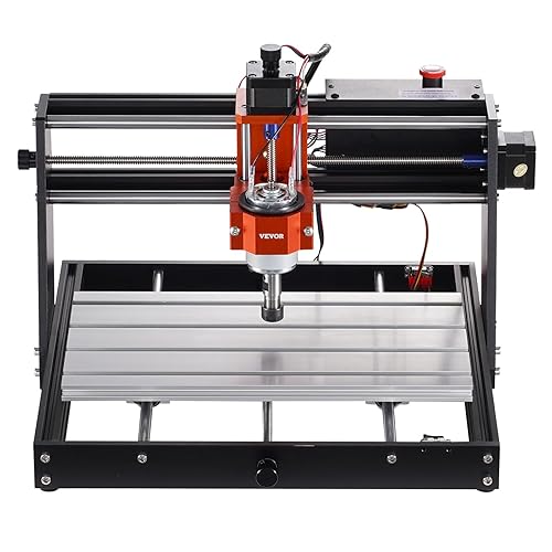 Miniatura 9 de VEVOR Máquina enrutadora CNC, 120W 3 ejes GRBL Control de madera grabado tallado máquina de fresado, 11.811 x 7.874 x 2.362 in11.8 x 7.87 x 2.36
