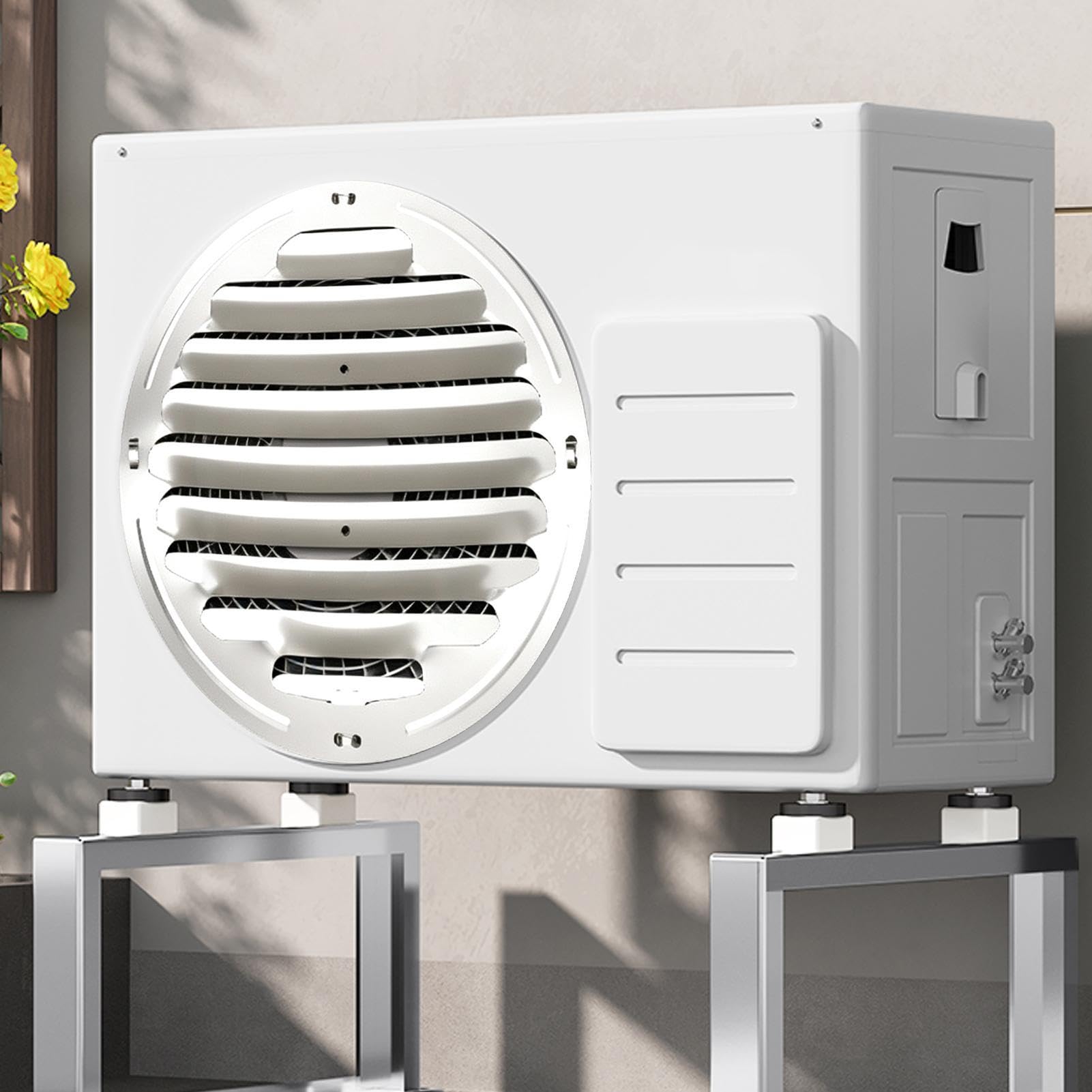 Deflettore Unità Esterna Climatizzatore Schermo Di Scarico A Circolazione | Deflettore Condensatore Split Per Modifica Balcone Cortile Terrazza Casa Abitazione Pompa Di Calore