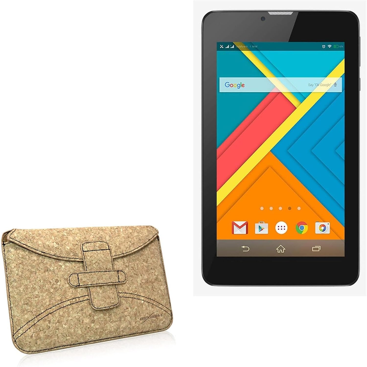 BoxWave Case Compatible with RDP Gravity Tablet PC (7 in) - Quorky Pouch, Durable, Lightweight Cork Envelope Sleeve Cover