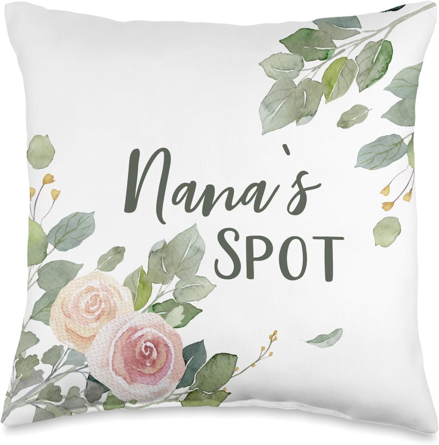 Nana's Spot gift for Grandma Home Décor present Throw Pillow