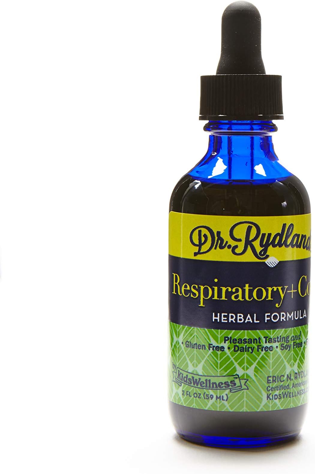 Herbal Supplement | Created by KidsWellness | Safe and Effective for Infants to Adults | Respiratory & Cough | Relieves Chronic Cough, Cold and Flu Symptoms | 2 Ounce Bottle