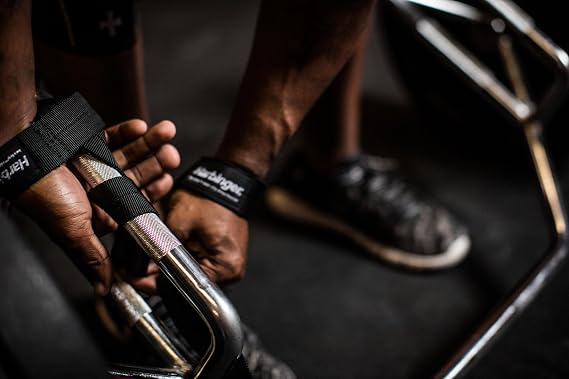 Harbinger Big Grip No-Slip Nylon Lifting Straps with DuraGrip (Pair)