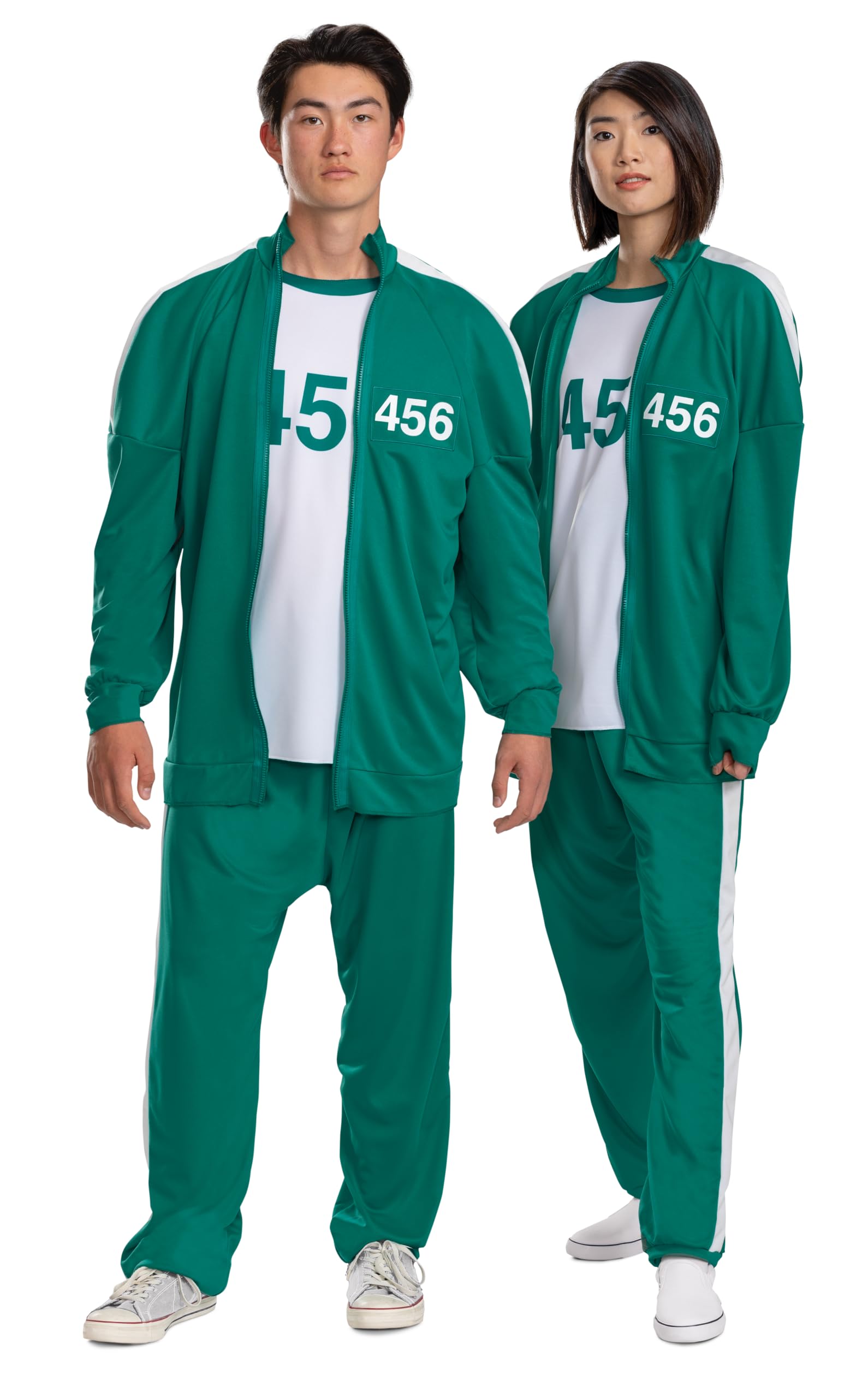 Disguise Squid Games Player 456 Jumpsuit Costume de déguisement Déguisement (lot de 1)