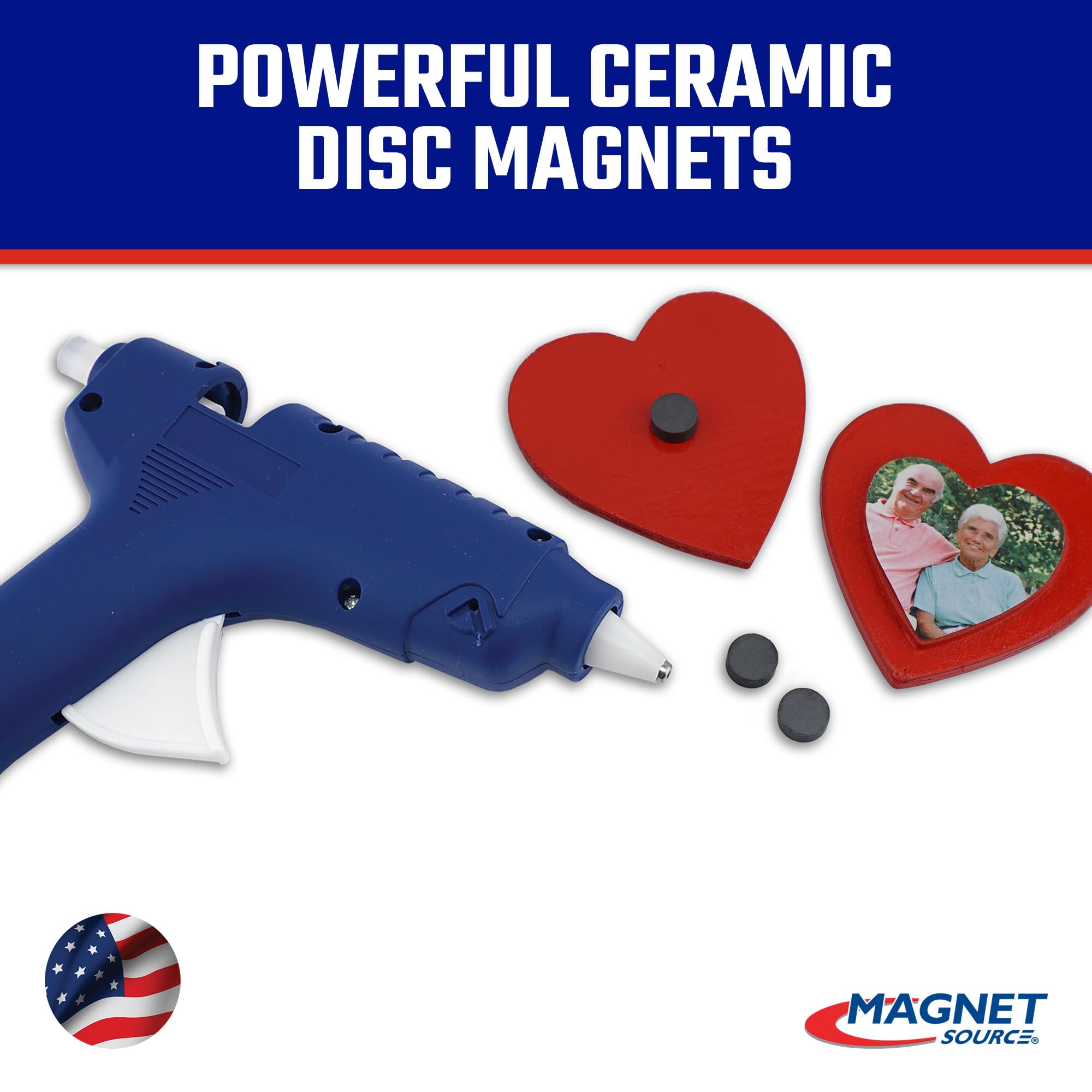 Strong Ceramic Magnets - 51 Pack for Crafts & More -3