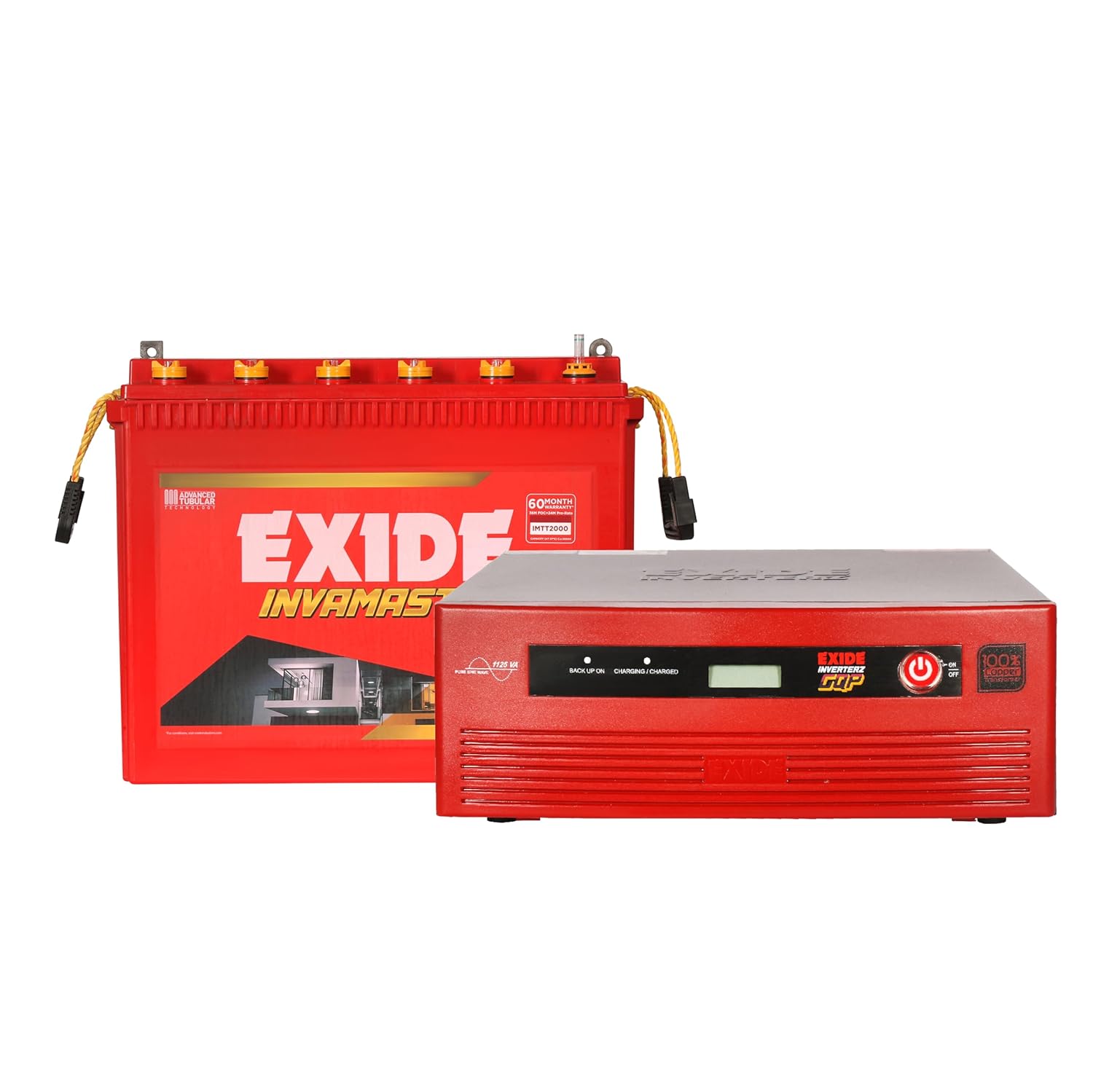Exide Inverter & Battery Combo - Invamaster IMTT 2000 12V 200Ah Tubular ...