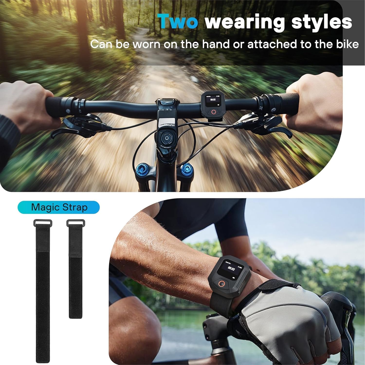 Treeboy Bluetooth GPS Remote Control per DJI Action 5 Pro/Action 4 - Accessori Intelligenti a 25M