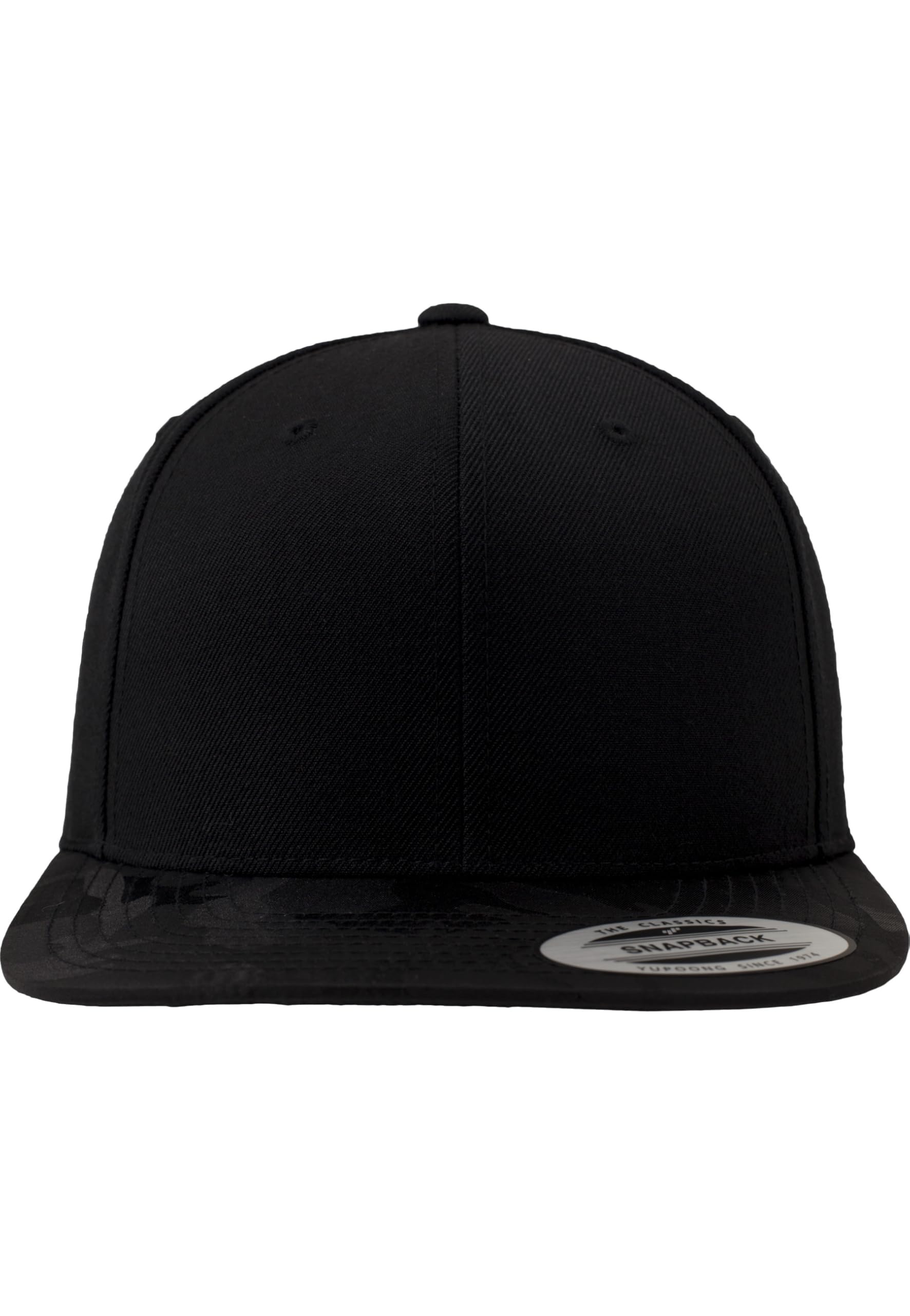 Flexfit Visor Snapback Kappen, Black Camo, one Size