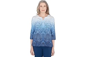 Women's Classics Ombre Medallion Top: A Symphony of Style and Comfort