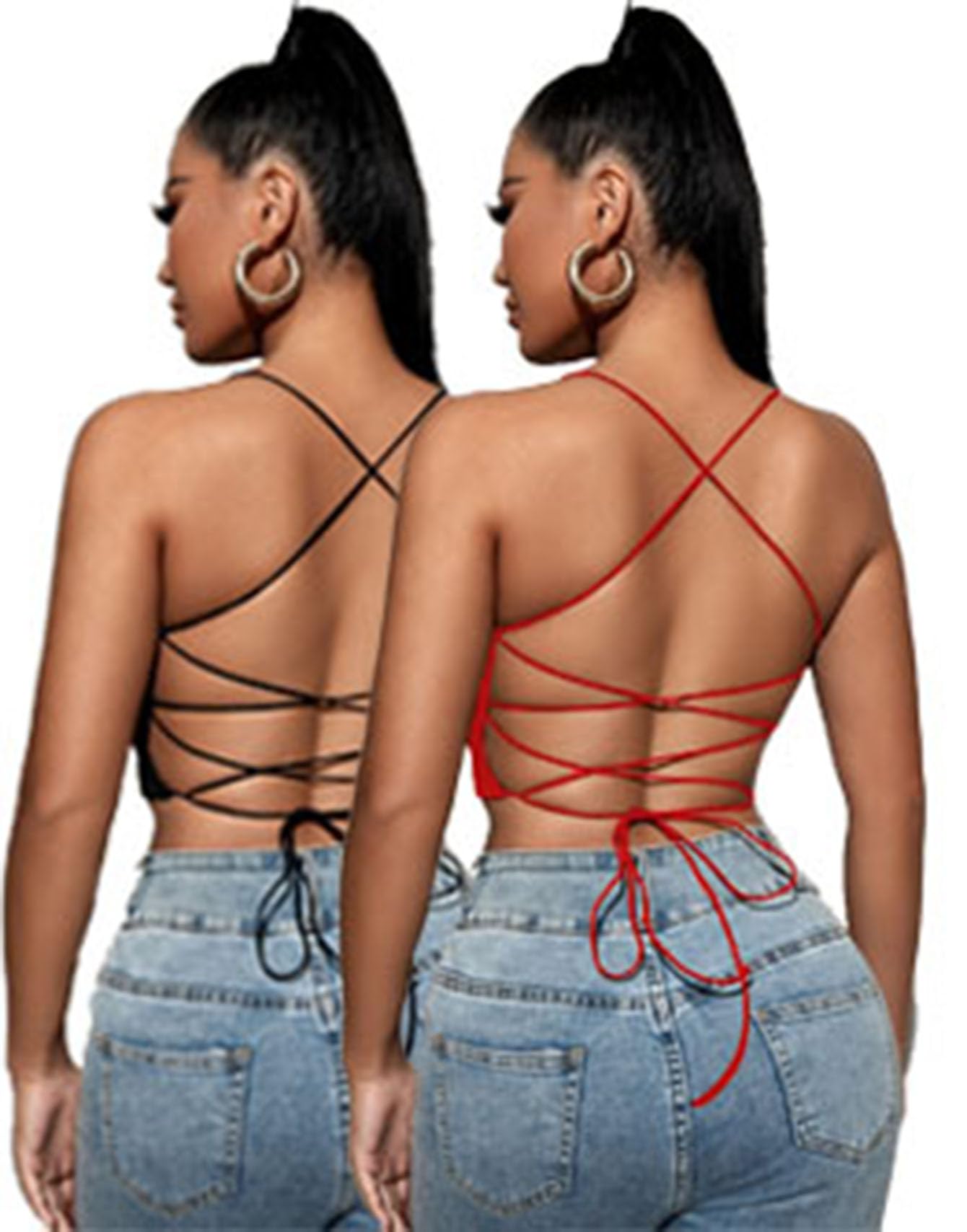 Sleeveless Crop Top for Women-picture-22