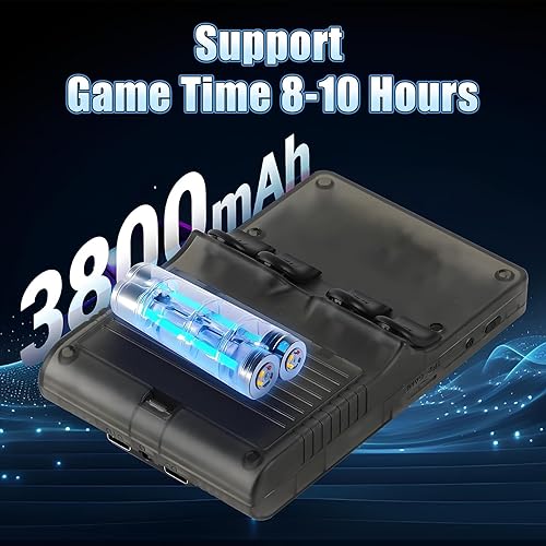 Miniatura 4 de R40S PRO - Consola de juegos portátil con más de 30000 juegos clásicos HD, pantalla IPS de 3.5 pulgadas, sistema dual integrado con 45 emuladores,