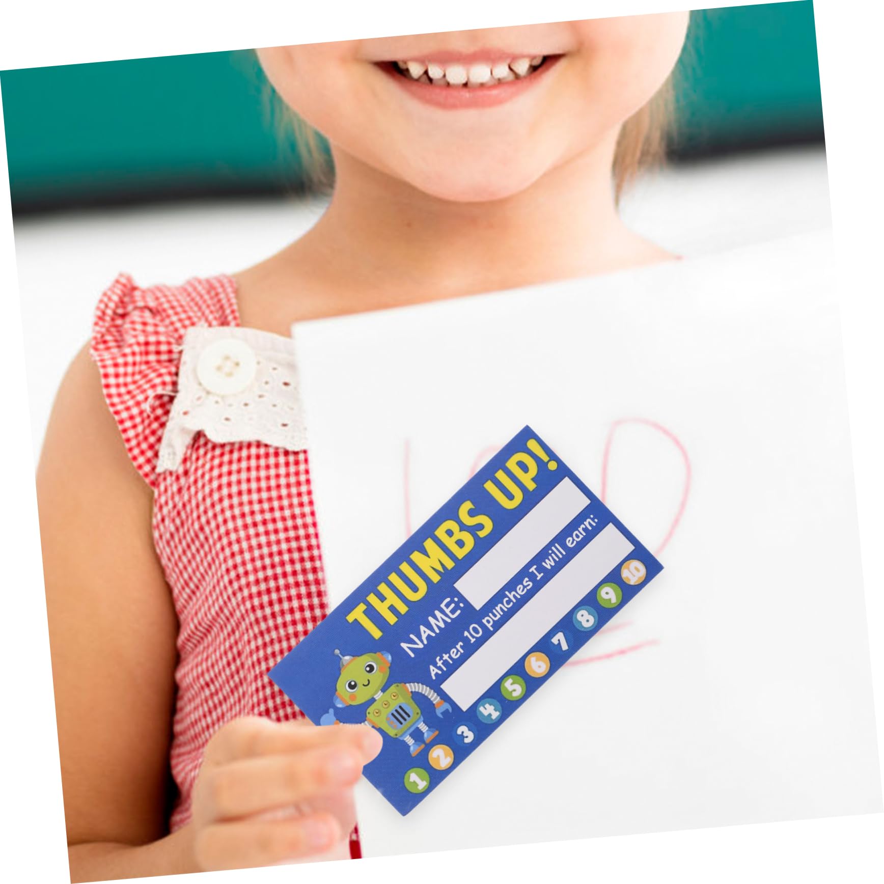 SEWACC 1000piezas Tarjetas Perforadas De Recompensa Para Pack De Tarjetas Motivacionales Para Educación y Comportamiento El Aula Para Estudiantes y Profesores