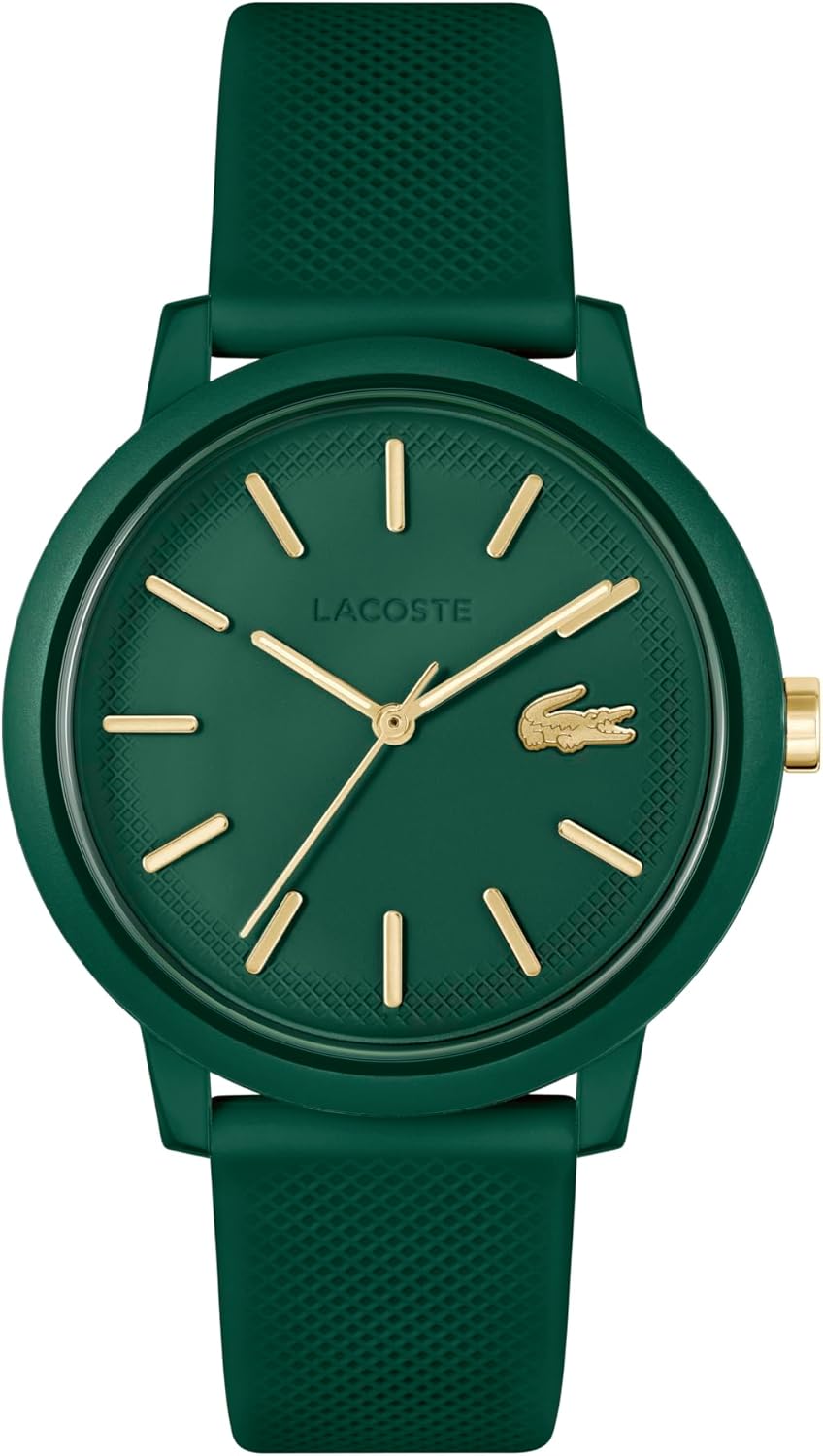 Lacoste. 12.12 Men’s Quartz Watch – 3 Hand Analog – Silicone