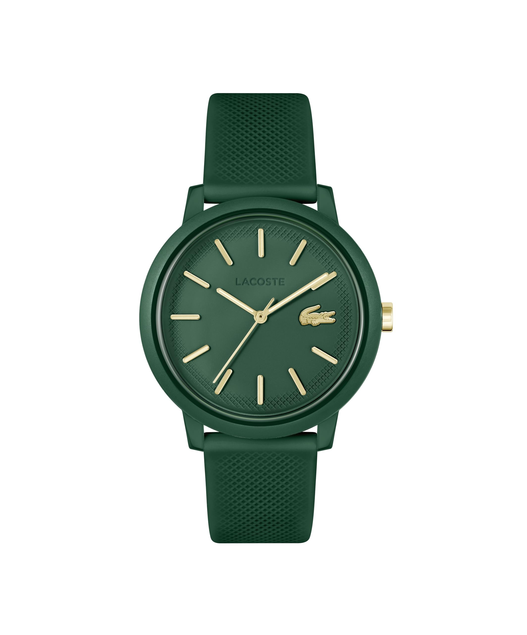 Lacoste. 12.12 Men's Quartz Watch - 3 Hand Analog - Silicone Strap - Sporty Timepiece - Gift for Him - 42mm