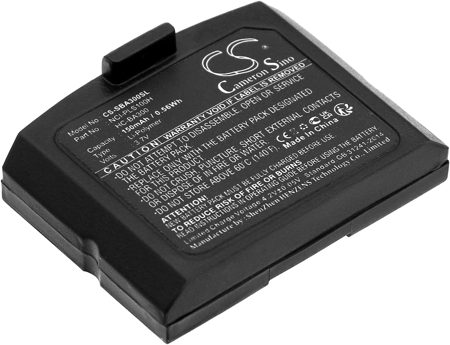 Battery Replacement for Sennheiser IS410,RI410,RS4200,RR4200,Set 900,Set 830,Set 840,IS-410,IS-4200,IS4200,RI-410,RS-4200,The Part Number is HC-BA300,NCI-PLS100H,500898,BA-300,523306
