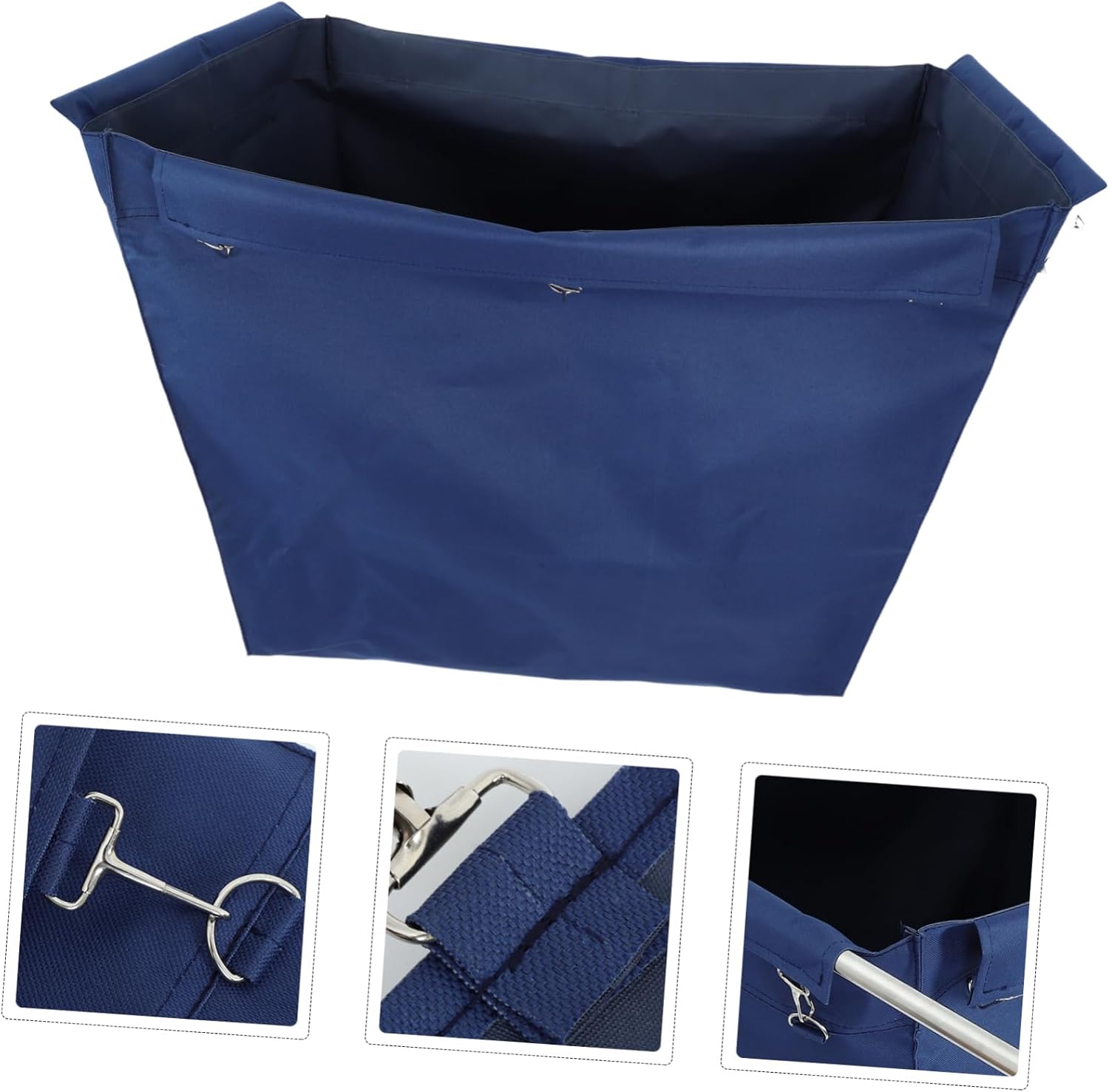 Zerodeko Oxford Cloth Laundry Cart Organizer Bag Removable Liner for Housekeeping and Hospitality Storage for Hotels and Home Use