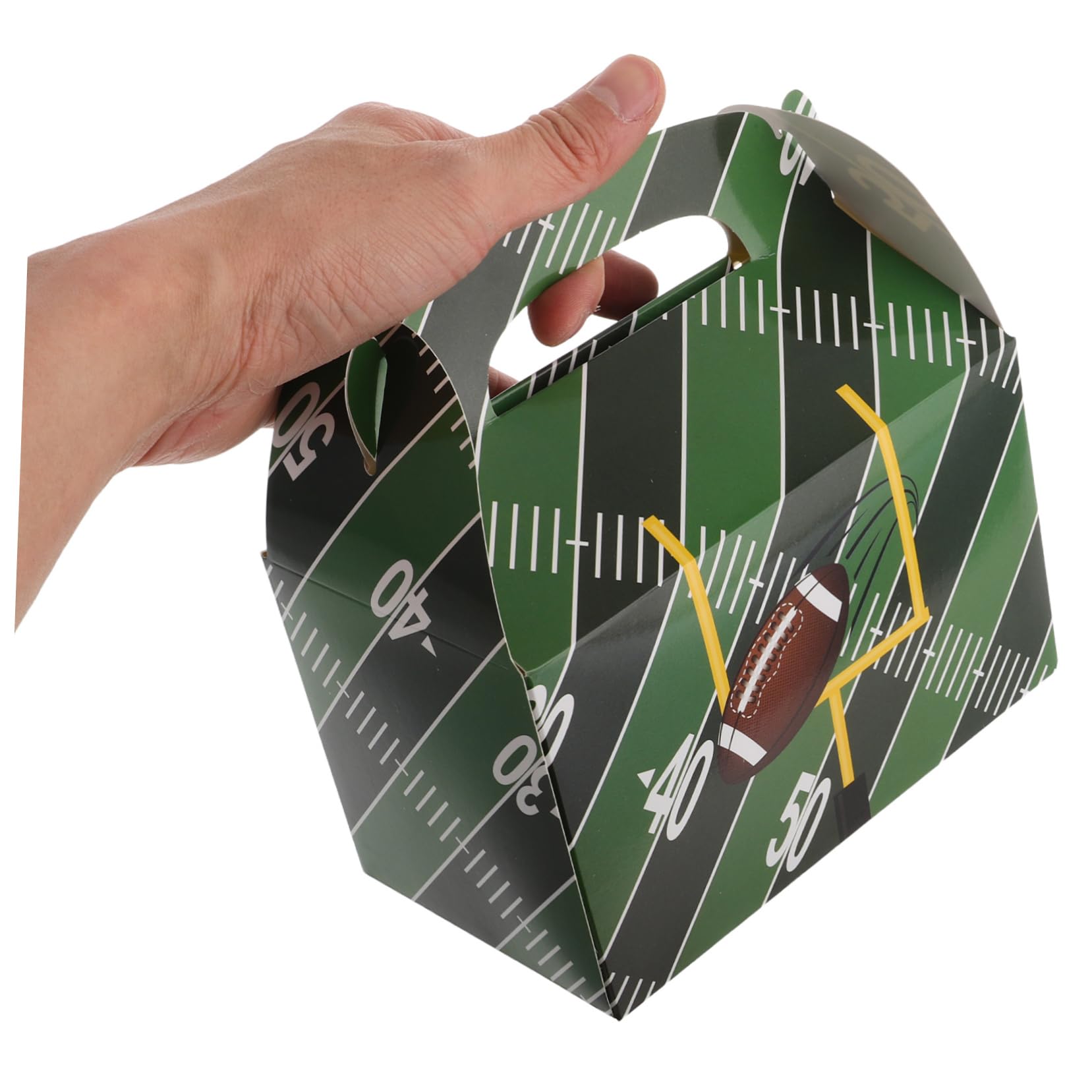 50 Pezzi Scatole Favore per Feste Calcio Contenitori per Dolci e Snack Tema Sportivo per Compleanni e Shower Design Unico Resistente