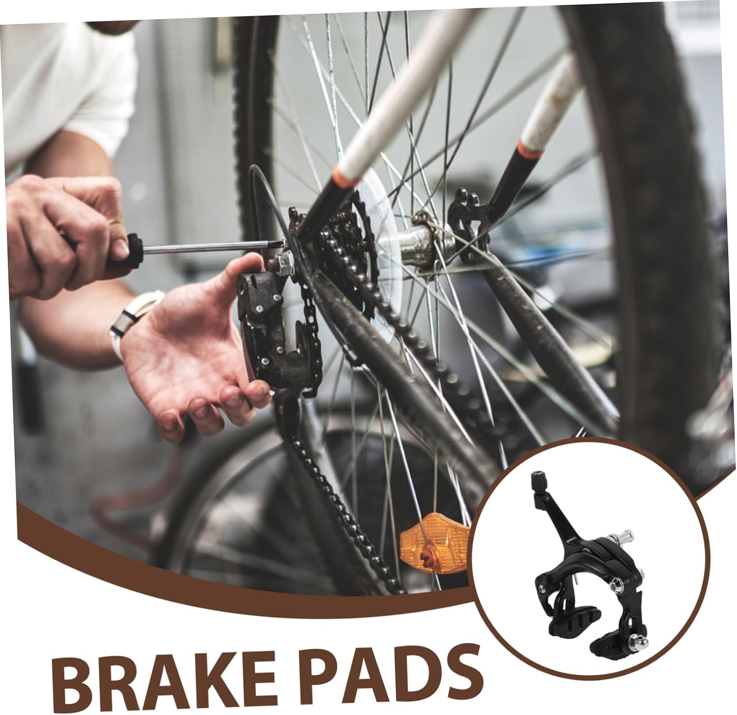 WOONEKY Professional Bike Brake Calipers Replacement Brake Calipers for Bicycles Construction for Mountain Biking