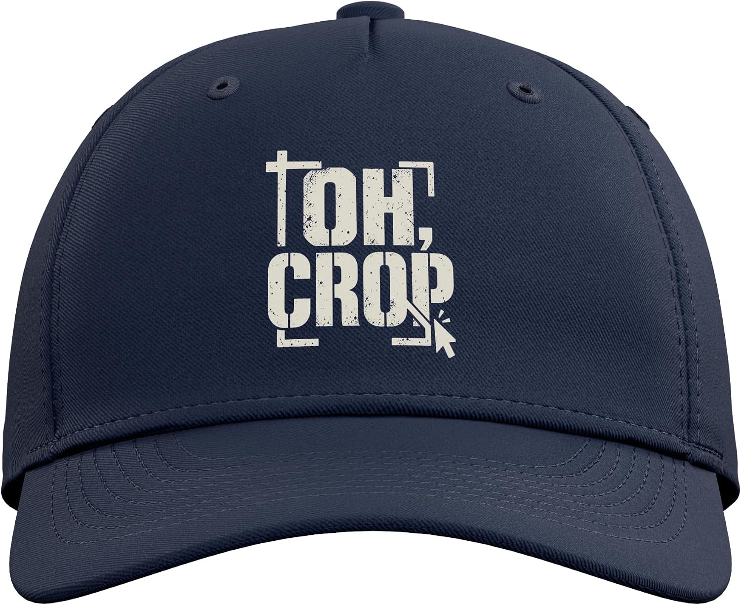 Oh, Crop Photography Crop Tool Humor Adjustable Baseball Hat image 2