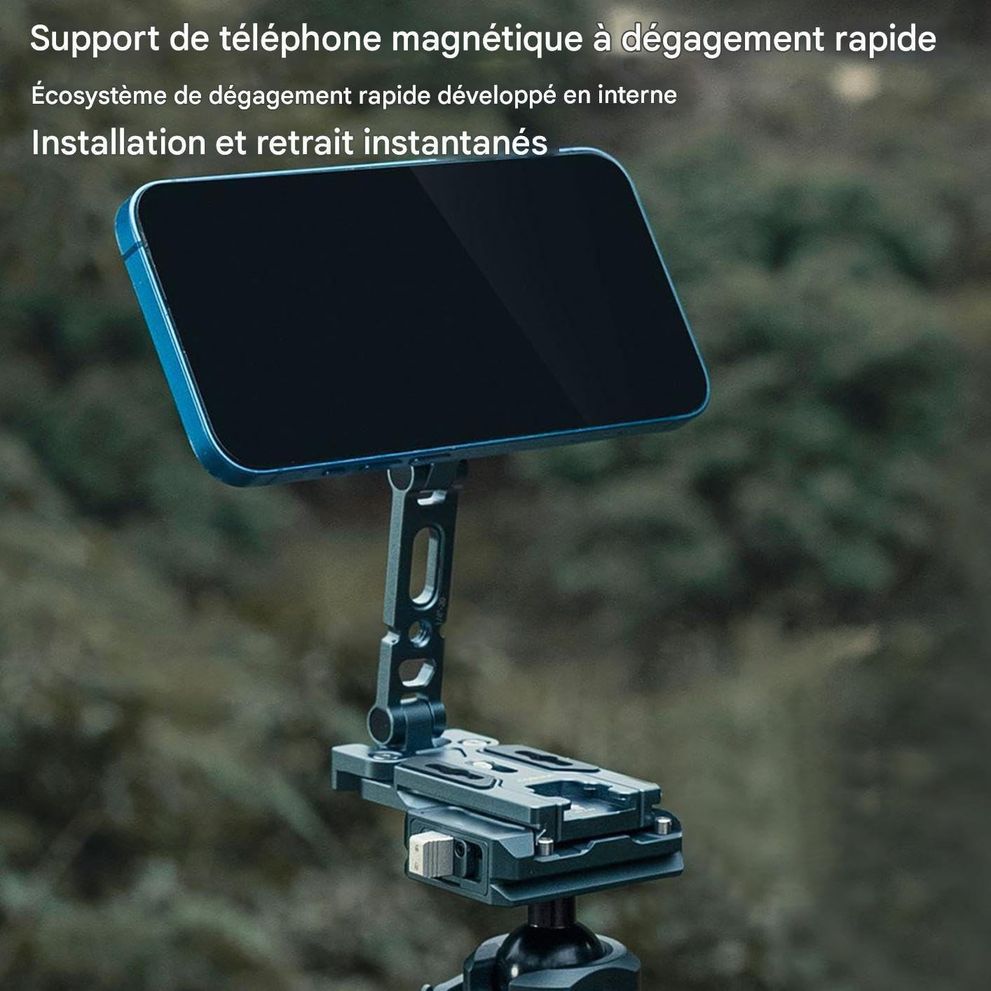 Soporte Magnético para Móvil Portátil con Rotación De 360 Grados Ajustable
