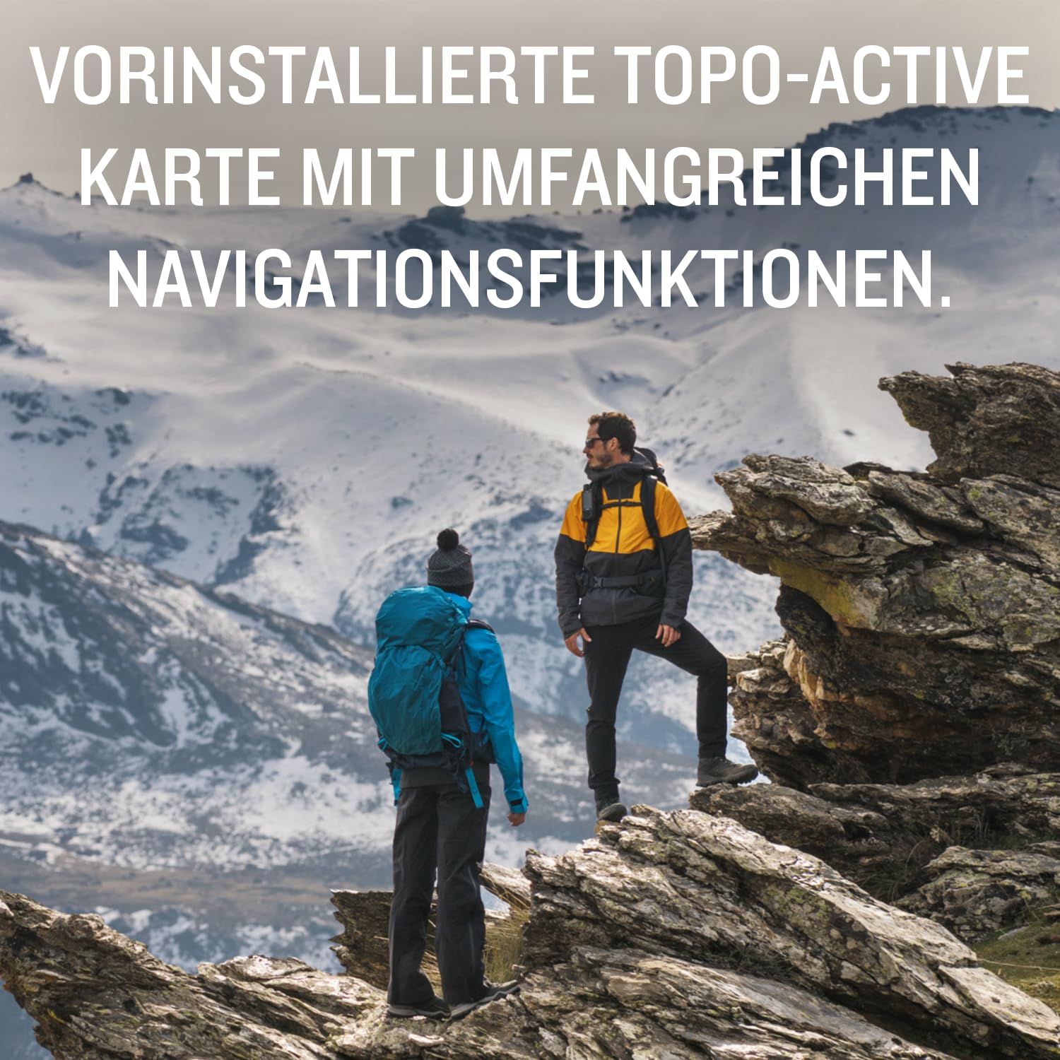Garmin GPSMAP 65s – Robustes GPS-Outdoor-Navi mit vorinstallierter TopoActive Europakarte, 2,6“ Farbdisplay, Barometer & Kompass. Navigation mit 5 Satellitensystemen und Multi-Frequenz-Technologie.