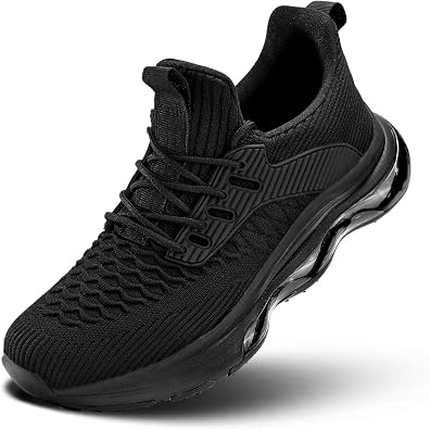 Mens Air Cushion Running Shoes Breathable Tennis Fashion Sneakers Non Slip Workout Casual Sport Gym Trail Comfortable Walking Shoes