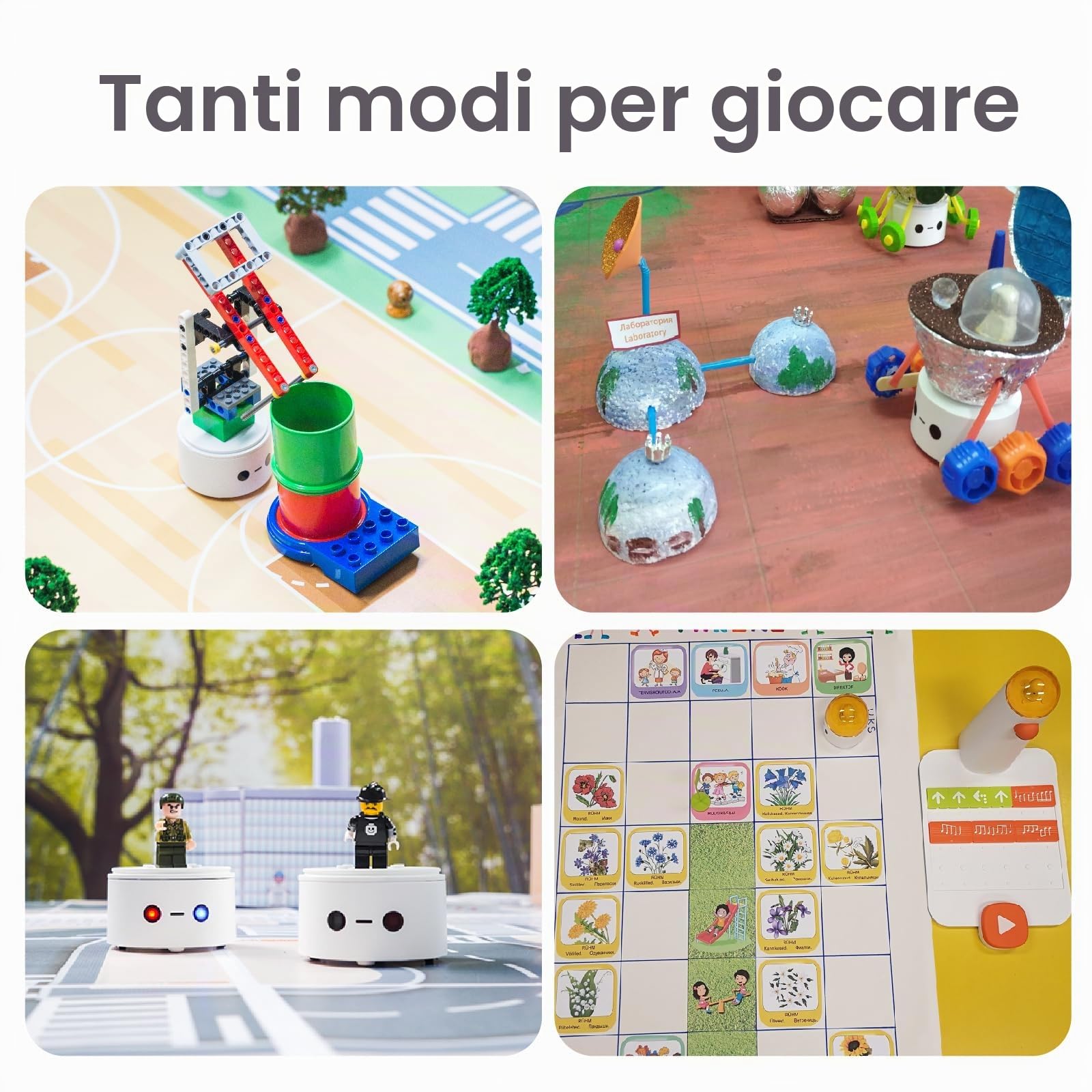 Robot programmabile per bambini dai 4 ai 10, MatataStudio, set di codifica programmabile, con modulo di programmazione fisica fai da te per principianti, senza app e WiFi STEM, giocattolo educativo