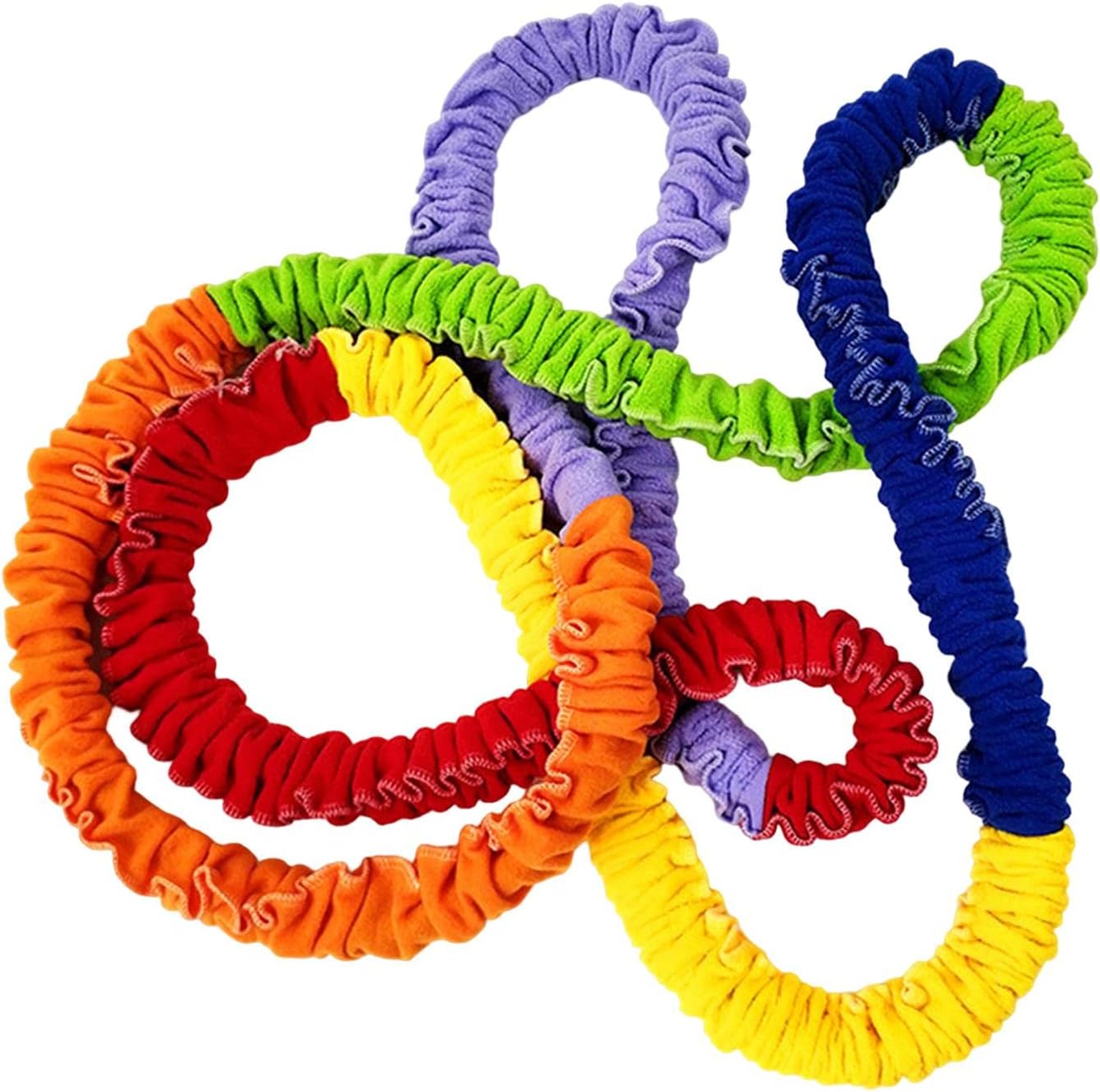 Elastic Cooperative Stretchy Band Dynamic Movement 10M Groupwork Play Multifunction Resistance Band for Playground Activities Kids Children