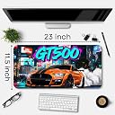 Aim D Game, Gaming Mouse Pad, 23x11.5 inch, Sports Car, Non-Slip Desk Mat, Desk Pad, Mouse Pad (Print 5) gallery image