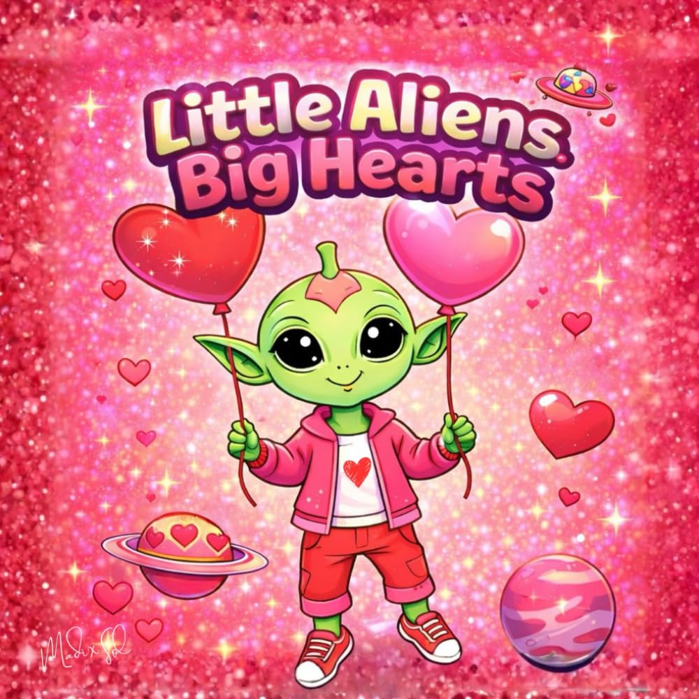 Little Aliens, Big Hearts!: A Valentine’s Day Coloring Adventure