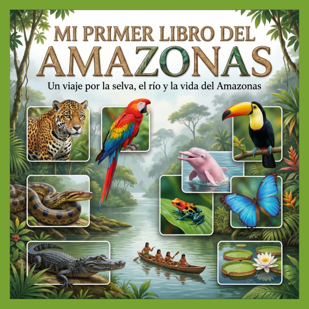El Gran libro del Amazonas: Animales, naturaleza y vida en la mayor selva del mundo