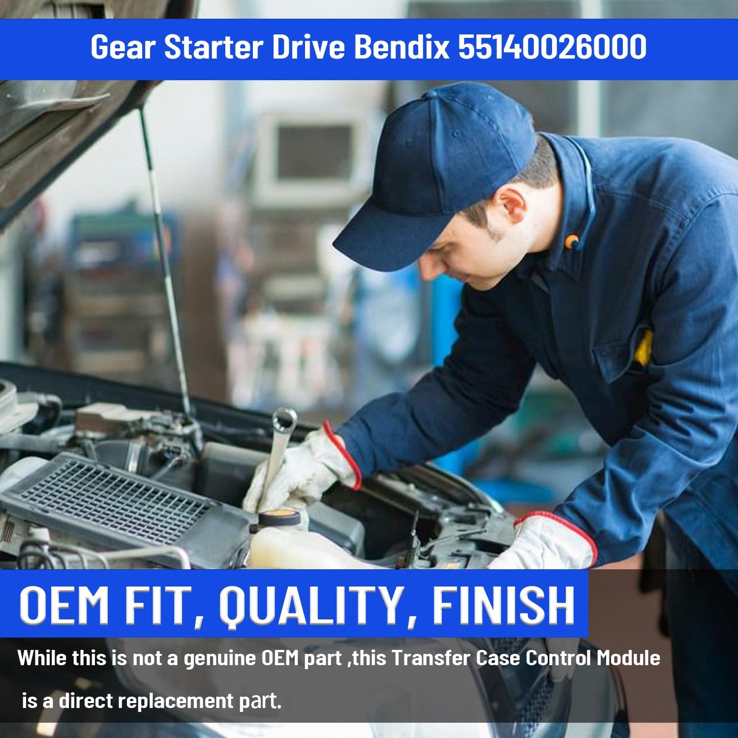 55140026000 Starter Drive Bendix Gear 18T/27T Compatible with Husqvarna TE 250 300 EXC XC XC-W Replace 55140026100