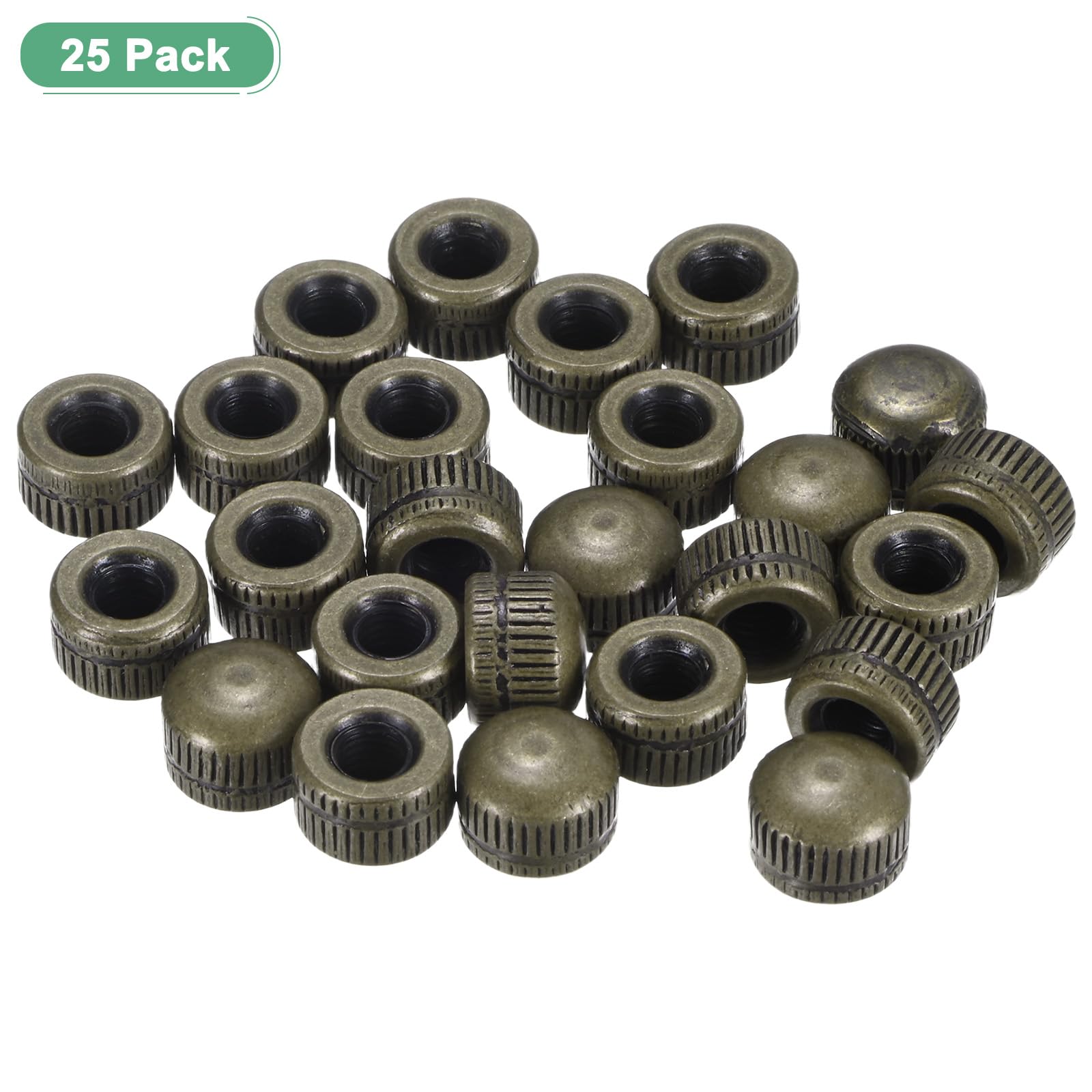 M METERXITY 25-Pack Threaded Cap Nuts - Image 4