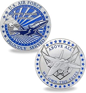 Aomcisi U.S. Air Force Challenge Coin - USAF Armed Forces Prayer Coin
