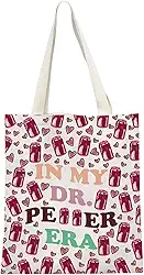 MEIKIUP Saco de compras reutilizável para amantes de refrigerantes, presente In My Drink Era, presente para viciados