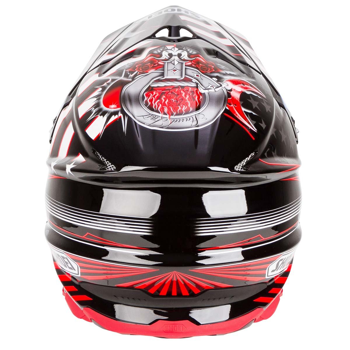 SHOEI VFX-WR GRANT 3 TC-1 MX-Helmet L black/Orange/white : Amazon