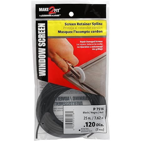 Prime-Line 1/8-in X 250 Foot, Gray Spline Roll (1 Roll) P 7649 At