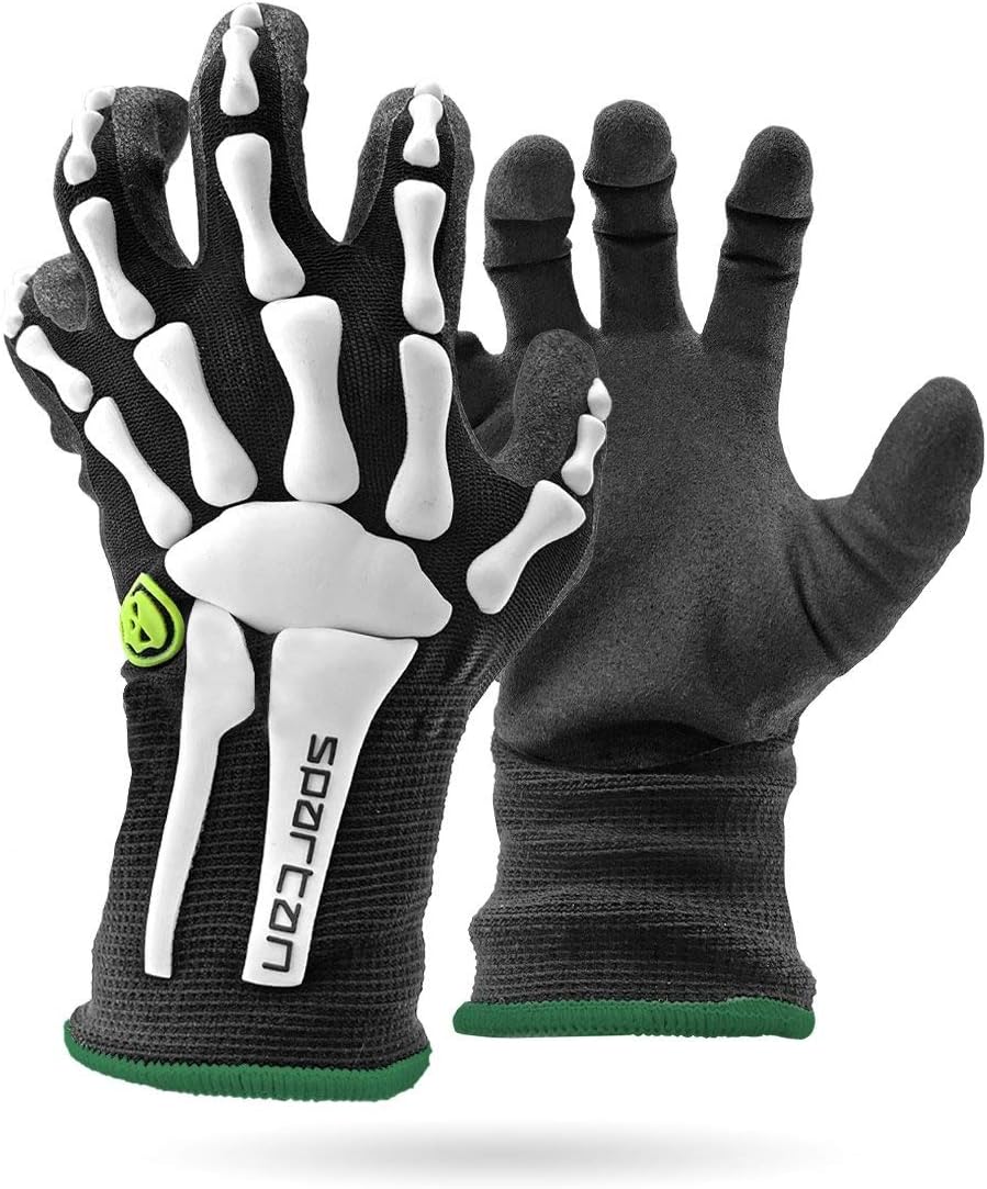 Infamous Paintball Spartan Skeleton Bones Gloves - Small (7) : Sports & Outdoors