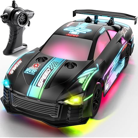 Dodoelephant RC Car: Unleash the Thrill of Drifting with 4WD Precision and LED Excitement