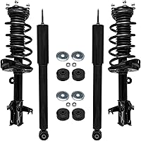 Vista 59 de Detroit Axle - Amortiguadores de puntales para Kia Optima 2011 2012 2013 [construido en Corea, con suspensión deportiva] Puntales delanteros